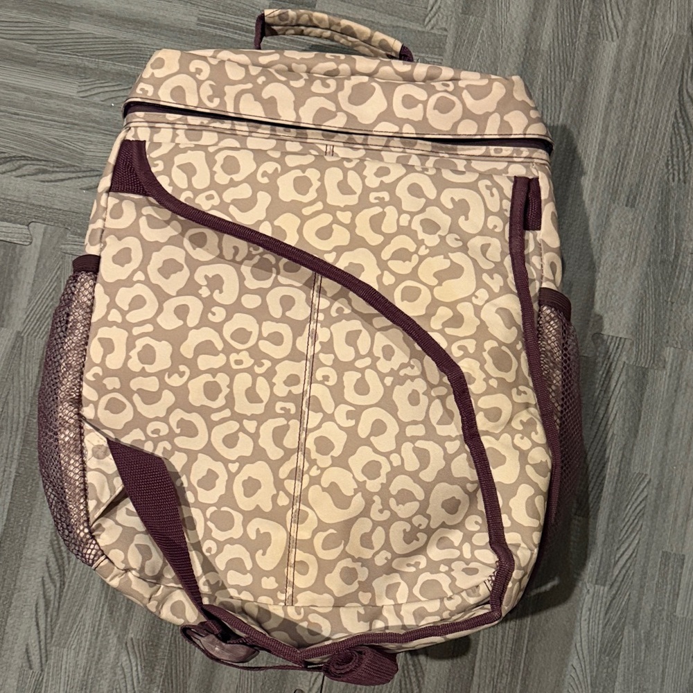 Thirty-One Leopard Print Backpack - - Picture 2 of 6